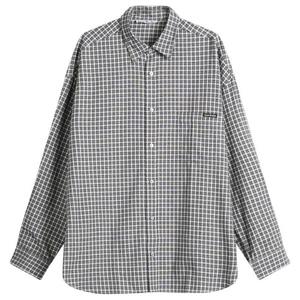 Клетчатая рубашка Acne Studios, черный/белый