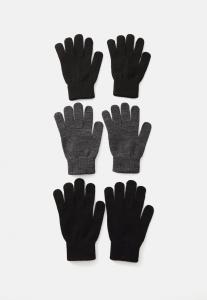 Перчатки Pieces PCNEW BUDDY SMART 3-PACK, Black/Dark Grey Melange/Black