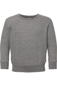 Детская флисовая толстовка с круглым вырезом Rabbit Skins, цвет granite heather