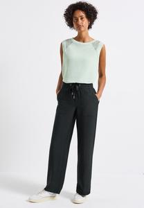 Брюки Street One WIDE CREPE , Grün/Dark Green