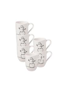 Набор кружек Villeroy & Boch Xmas, 290 мл, 6 штук, белый