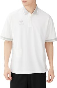 Мужская поло-рубашка Hummel PLAY с коротким рукавом, кремовый