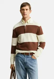 Поло в полоску Gant, Cream