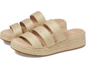 Сандалии Eileen Fisher Mayla Женские США 8 Бежевый Клиновидный каблук Эспадрильи KHD1161