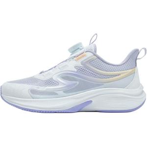 Низкие детские кроссовки Cotton Candy 2.0 с противоскользящей подошвой и амортизаторами XTEP, белый/фиолетовый