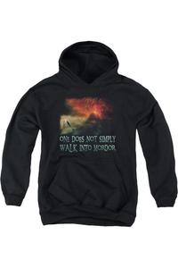 Толстовка с капюшоном "Властелин Колец: Поход в Мордор" для молодежи Gildan, черный