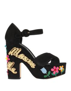 Сандалии Dolce&Gabbana, черный