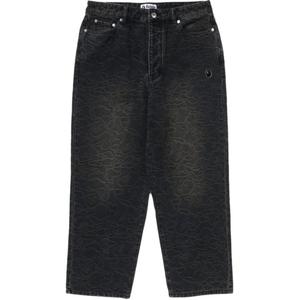 Прямые брюки A BATHING APE, черный