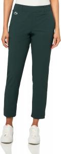 Женские спортивные гольф-штаны Lacoste из стретч-твила, Forest Green