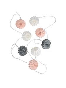 Butlers Гирлянда из светодиодных фонарей HANAMI, набор из 6 штук, серая