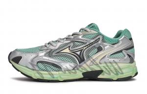 Mizuno Speed 2K Абразивостойкие кроссовки Low top Unisex Green Silver