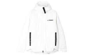 Стеганая куртка женская белая Adidas