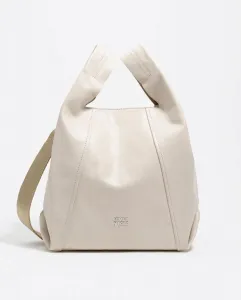 Кожа среднего размера Женская сумка через плечо из бумаги Bimba y Lola, белый