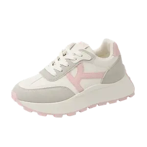 TONYBEAR Женские лоу-топ скейтборд кроссовки розовые, цвет Pink