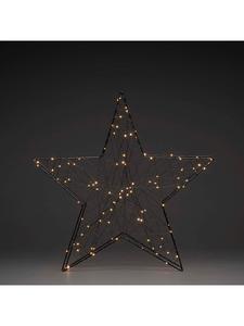 Konstsmide Декоративная светодиодная лампа «Звезда» черного цвета
