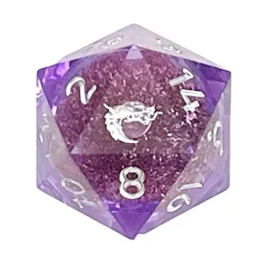 35мм d20 - Аметистовая ярость, Liquid Infused Dice