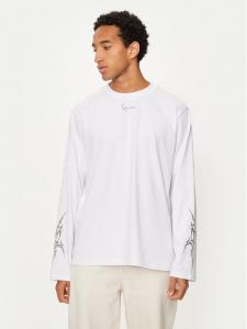 Лонгслив regular fit Small Signature Tribal 60240011 Karl Kani, белый