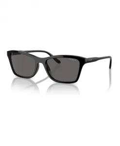 Солнцезащитные очки черного/дымчатого цвета Vogue, черный