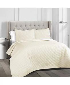 Наборы хлопковых одеял Ava из трех предметов Lush Décor, слоновая кость