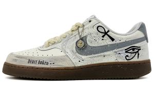 Court Vision Suixin, таинственный фараон покрытие амортизация устойчивость к истиранию низкие кроссовки для скейтборда унисекс Nike, айвори