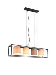 Trio Leuchten Подвесной светильник ROSS в матово-черном цвете