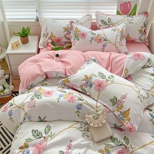 AVIVI Комплект постельного белья 1,2 м, 3 предмета, цвет "янчунь в марте"