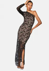 Укороченный крой, на одно плечо, для особых случаев Lipsy, Black Nude