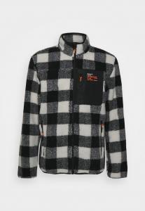 Флисовая куртка Brave Soul LITHARO, Ecru/Jet Black/Orange/White