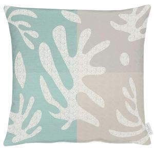 Декоративная подушка 48/48 см Apelt, светло-голубой/светло-серый