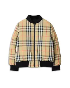 Парка для мальчиков - для малышей и для взрослых Burberry, черный