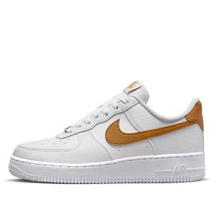 Кроссовки air force 1 low '07 next nature 'white gold suede' Nike, белый