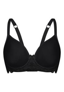 Бюстгальтер-футболка sassa Classic lace, черный