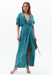 Платье макси TWIST DETAILED CAFTA OXXO, бирюзовый