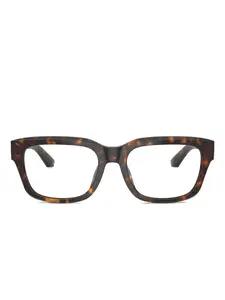 Очки в прямоугольной оправе Dolce & Gabbana Eyewear, коричневый