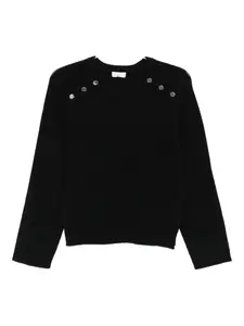 Черный свитер LIU JO WHITE