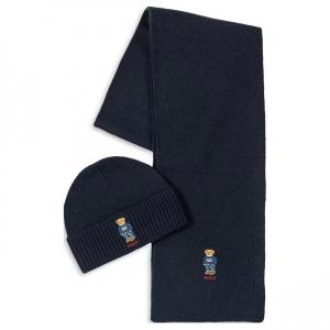 Ralph Lauren Акриловая шапка-бини Unisex Marine Blue