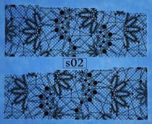 Водные наклейки для ногтей - № S02, Raisin