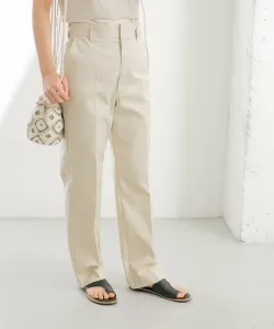 Стандартные брюки с центральным прессованием Kbf, цвет Beige