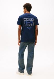 Футболка Tommy Jeans SIGN SPRAY UNISEX, Dark Night Navy/Dark Blue