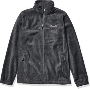 Куртка-флиска Columbia Steens Mountain 2.0 Full Zip для мужчин, Charcoal Heather/Shark
