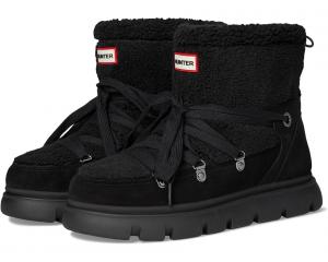 Женские ботинки Hunter Moriah, Black Faux Fur Suede