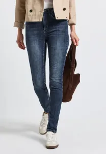 Узкие джинсы облегающего кроя Street One, Blau