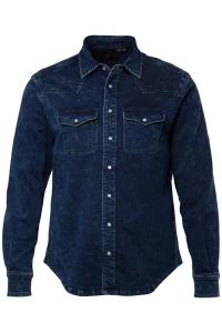 Рубашка на пуговицах классического кроя JP1880, Navy