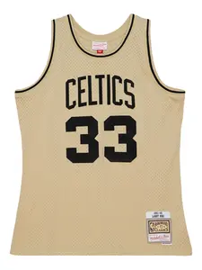 Топ Swingman Celtics 1985 Larry Bird из джерси Mitchell & Ness, бежевый