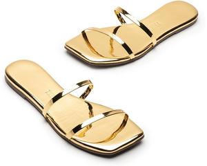 Сандалии TKEES Square Toe Gemma Mirror, золотой