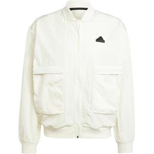 Спортивная куртка мужская серая/белая Adidas, серый