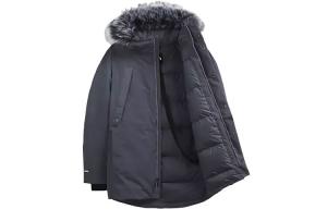 Пуховик мужской серый The North Face, серый