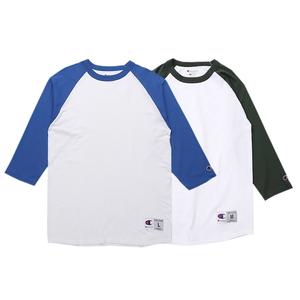 Футболка унисекс белая основа королевский синий и белая основа Jasper Champion