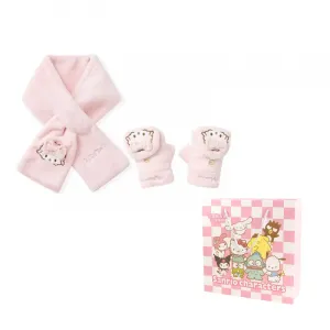Женские перчатки Piano Polyester Knit Sanrio, Piano Knit Glove+Knit Scarf