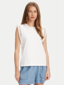 Блузка обычного кроя 3IFVD10AC United Colors Of Benetton, белый